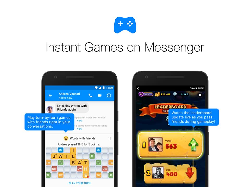 Facebook's Instant Game Feature To Migrate From Messenger To The Main App