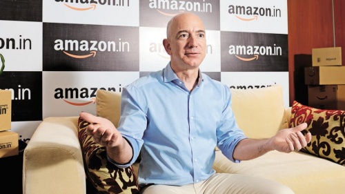 Jeff Bezos India visit