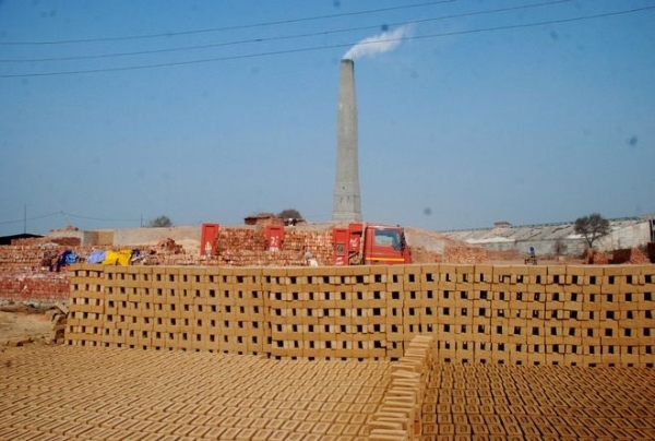 Brick kiln owners protest